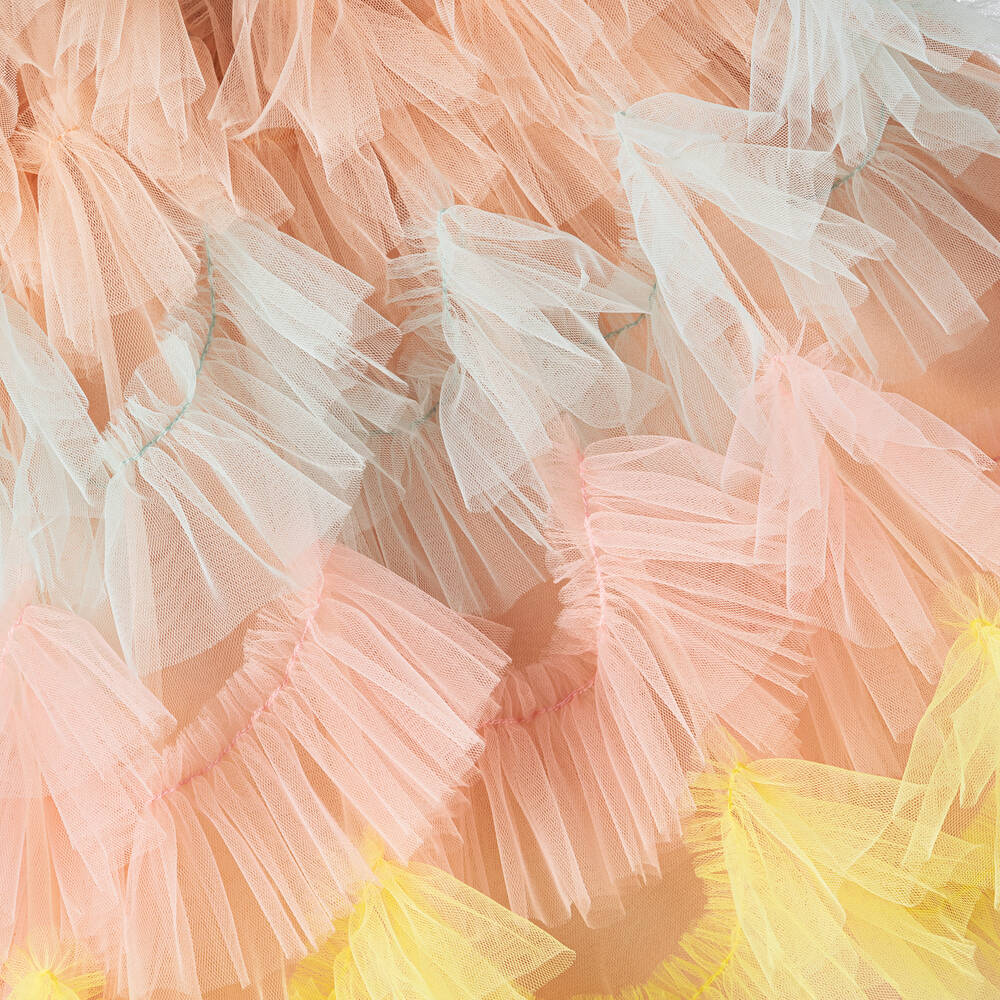 Pink yellow tutu skirt clearance