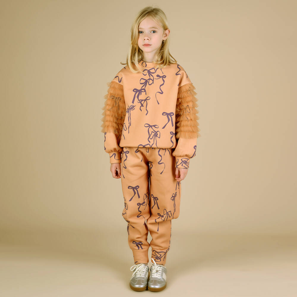 RaspberryPlum-سويتشيرت تول لون برتقالي للبنات | Childrensalon Outlet