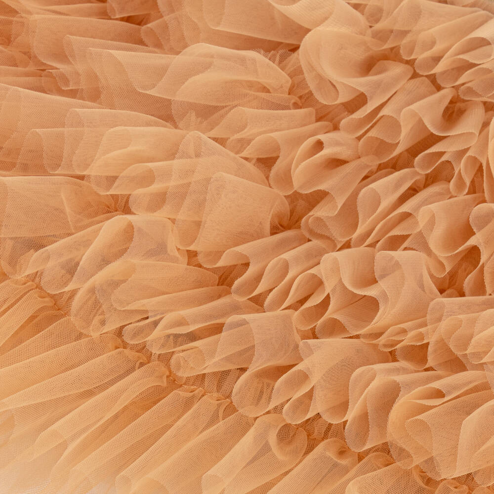 راسبيري بلام -تنورة تول لون برتقالي | Childrensalon Outlet