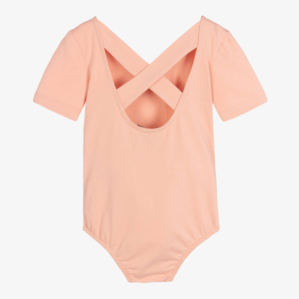 RaspberryPlum-Розовое боди c принтом кота для девочек | Childrensalon Outlet