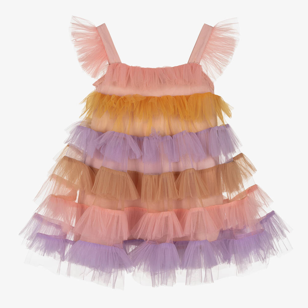 RaspberryPlum-Разноцветное платье из тюля | Childrensalon Outlet