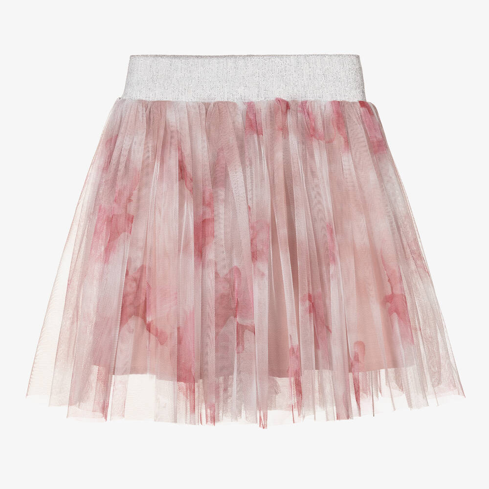 RaspberryPlum - Розовая юбка из тюля со слонами | Childrensalon