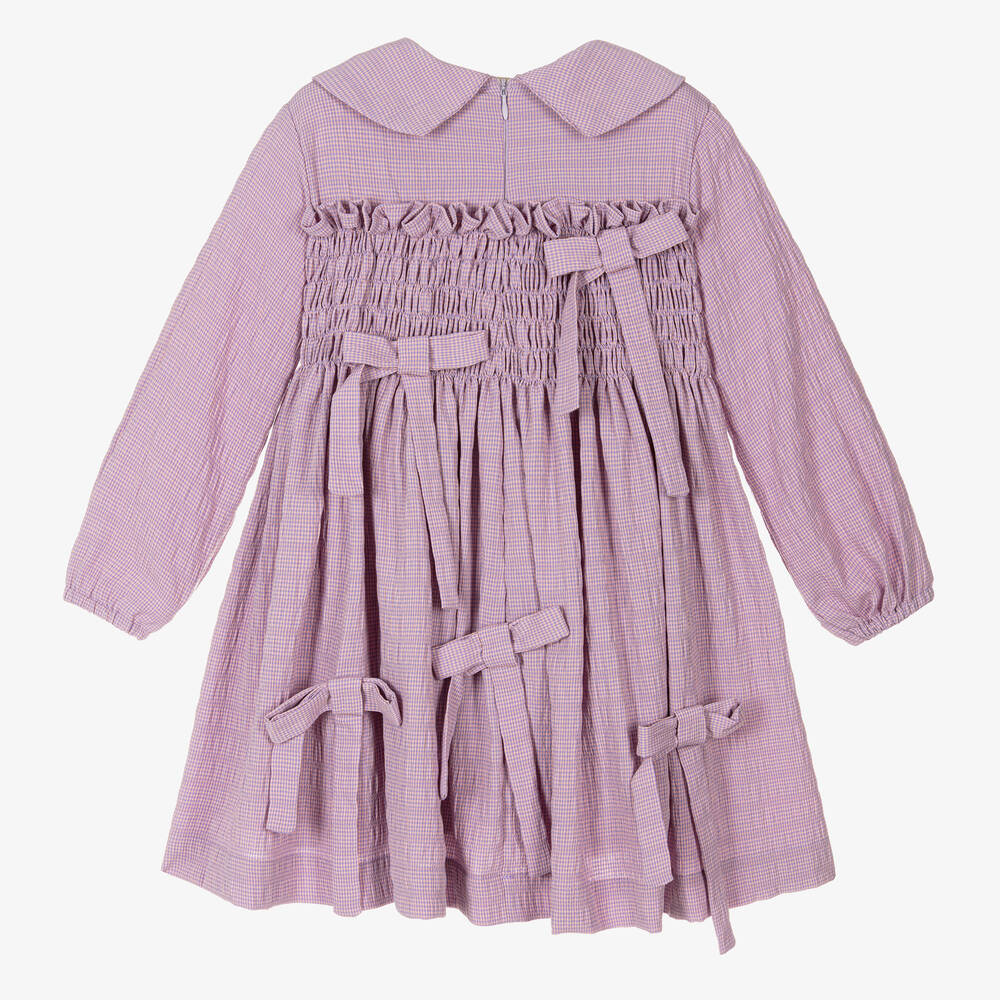 RaspberryPlum-Фиолетовое платье с бантиками | Childrensalon Outlet