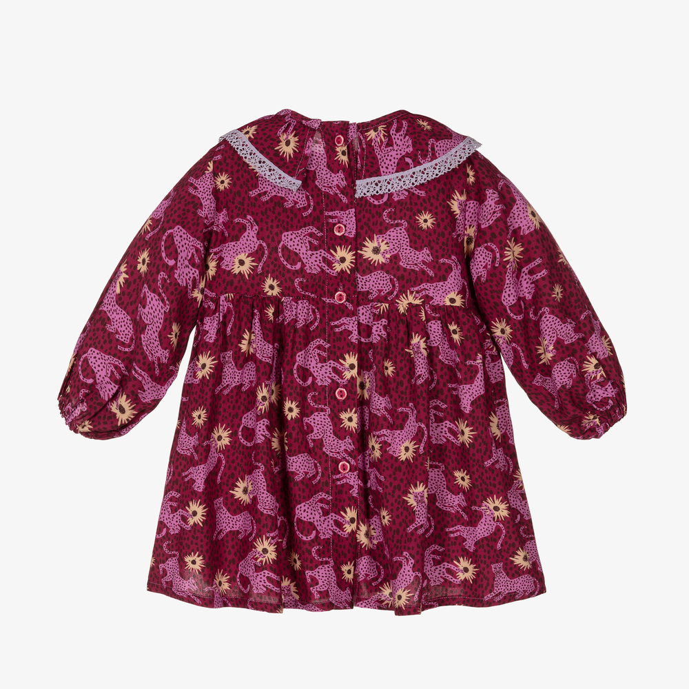 RaspberryPlum-Фиолетовое платье и трусики с гепардами для девочек | Childrensalon Outlet