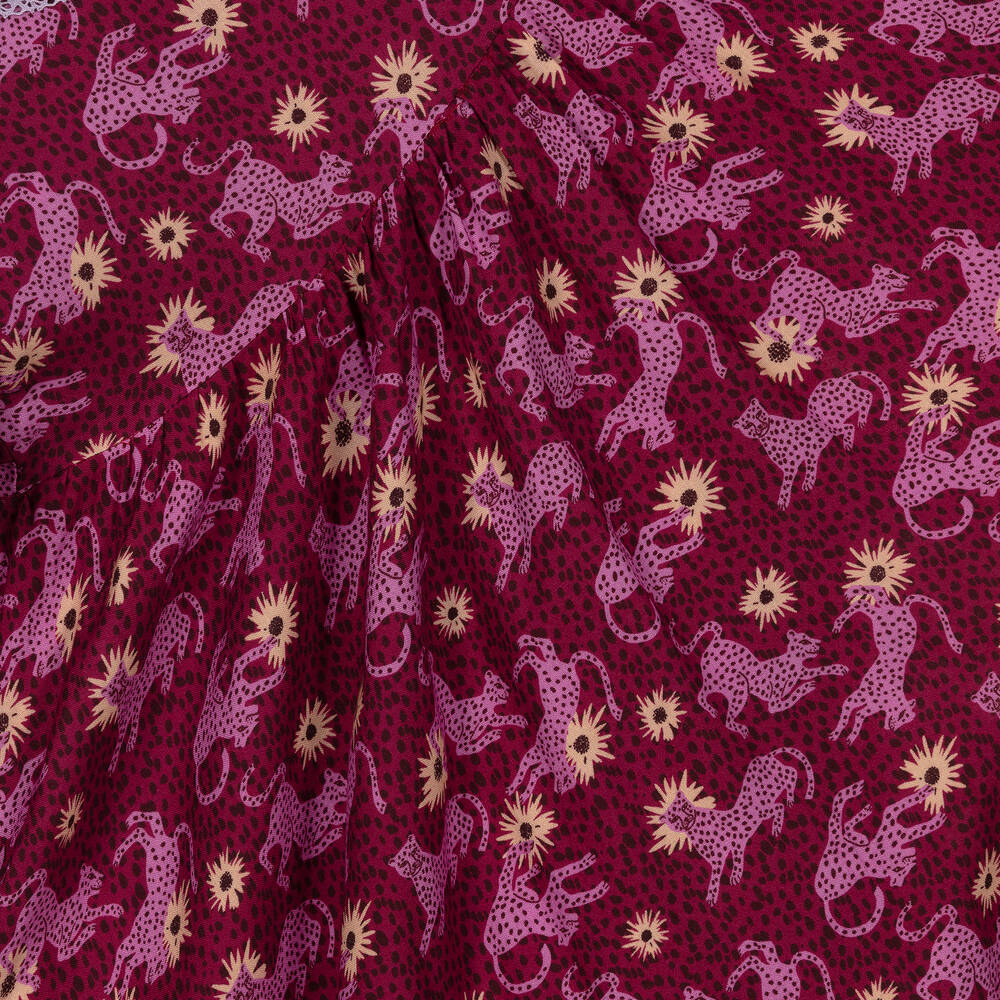 RaspberryPlum-Girls Purple Cheetah Dress  | Childrensalon Outlet