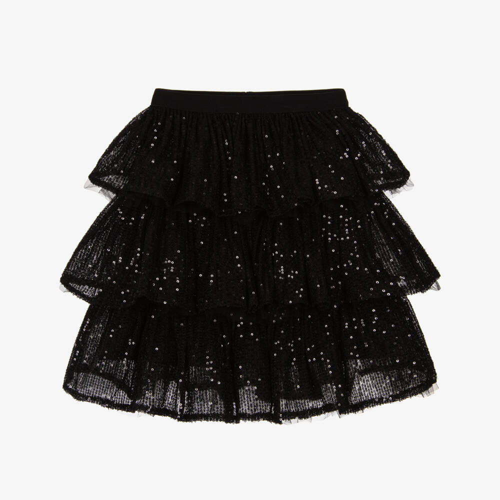 RaspberryPlum-Girls Sparkle Tiered Skirt | Childrensalon Outlet