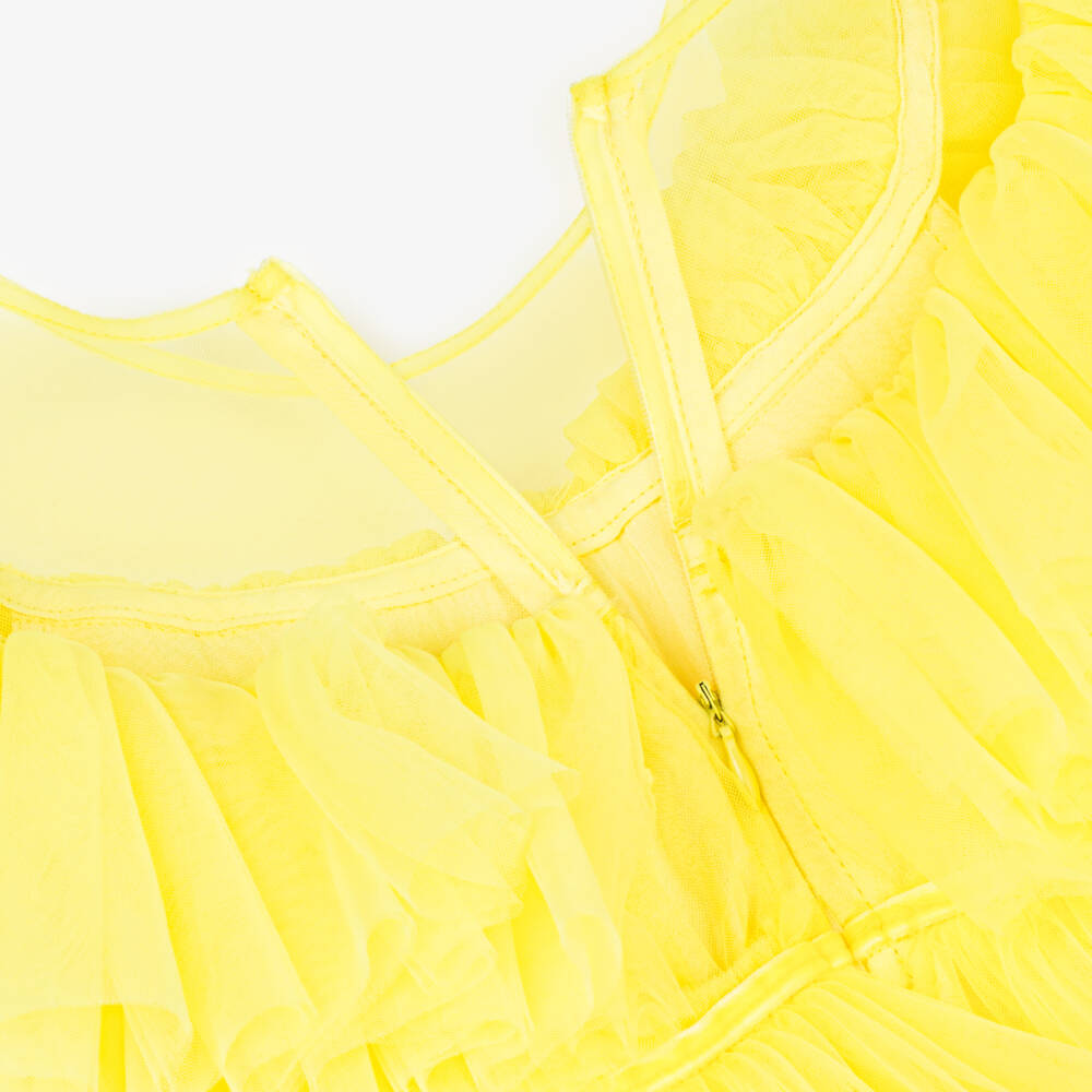 RaspberryPlum-Солнечное платье с оборками из тюля для девочек | Childrensalon Outlet