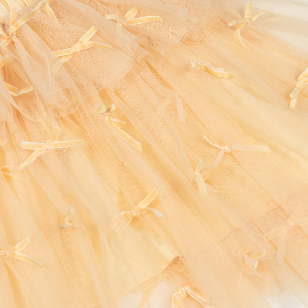 RaspberryPlum-Girls Sunny Tulle & Velvet Bow Skirt | Childrensalon Outlet