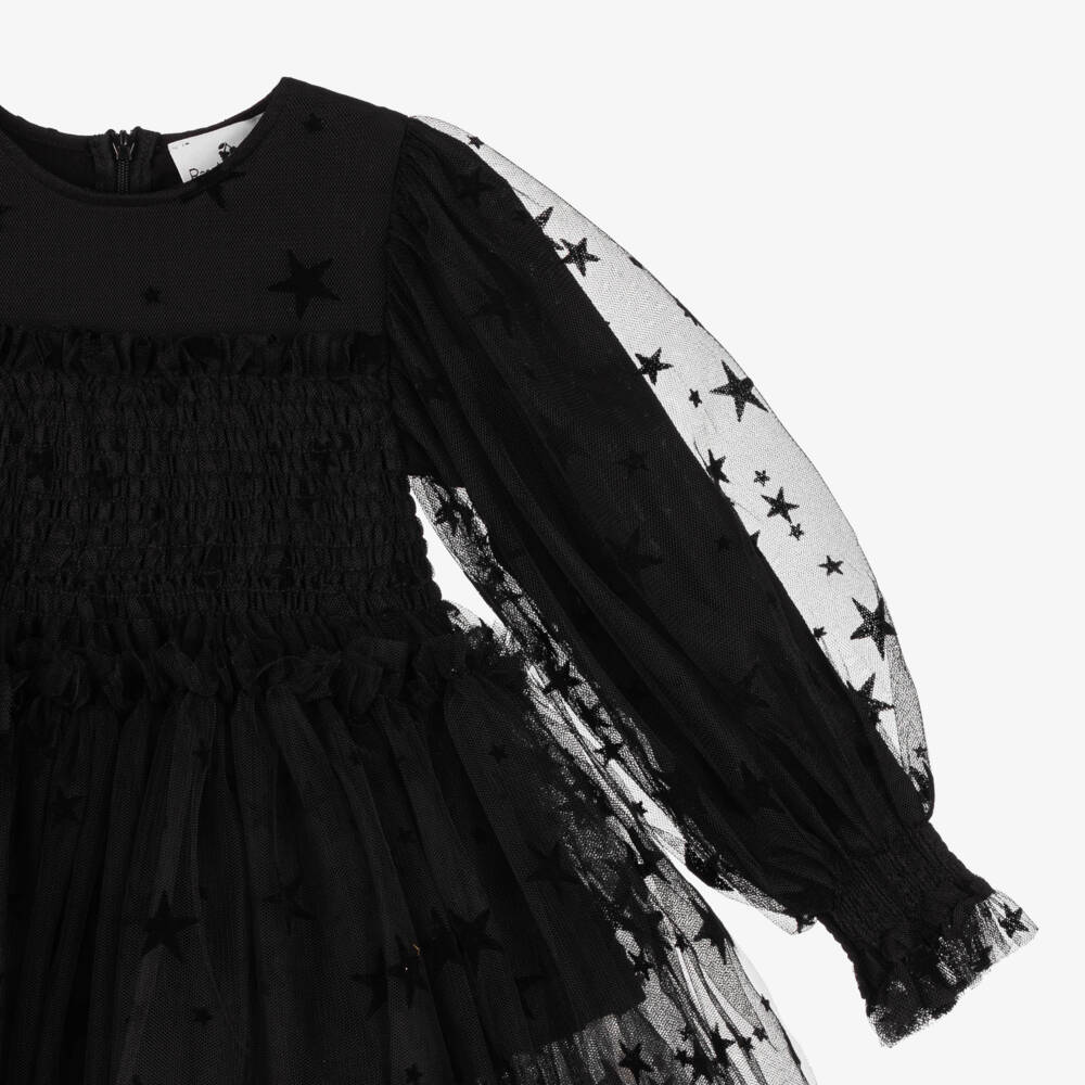 راسبيري بلام -فستان تول لون أسود | Childrensalon Outlet