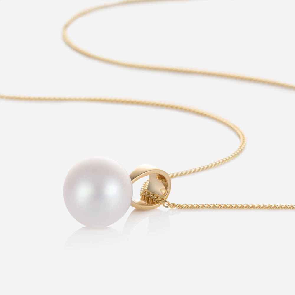 Raw Pearls-Girls 9ct Gold & Pearl Necklace | Childrensalon Outlet