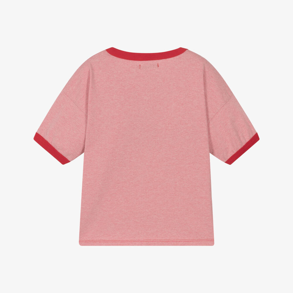 Bobo Choses-Red Dog Print Cotton Jersey T-Shirt | Childrensalon Outlet