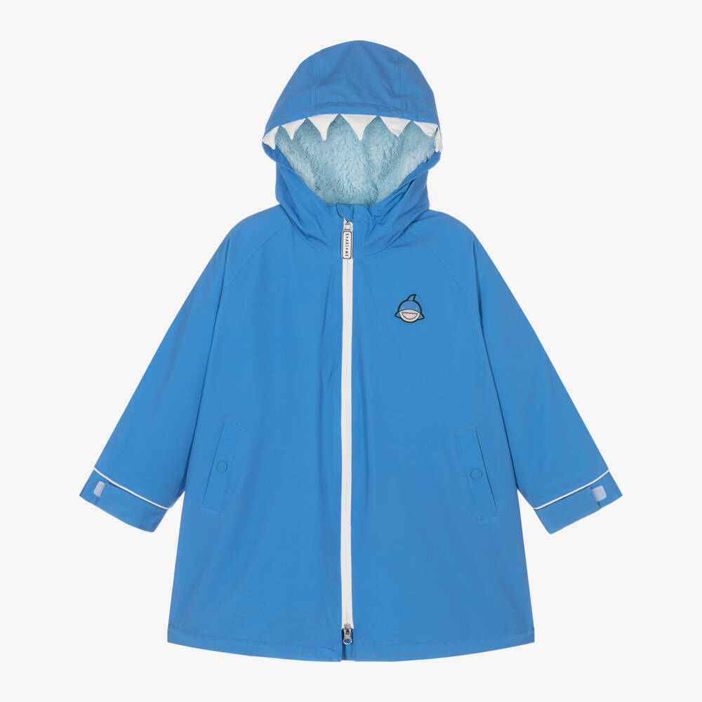 Roarsome-Boys Blue Reef The Shark Changing Robe | Childrensalon Outlet