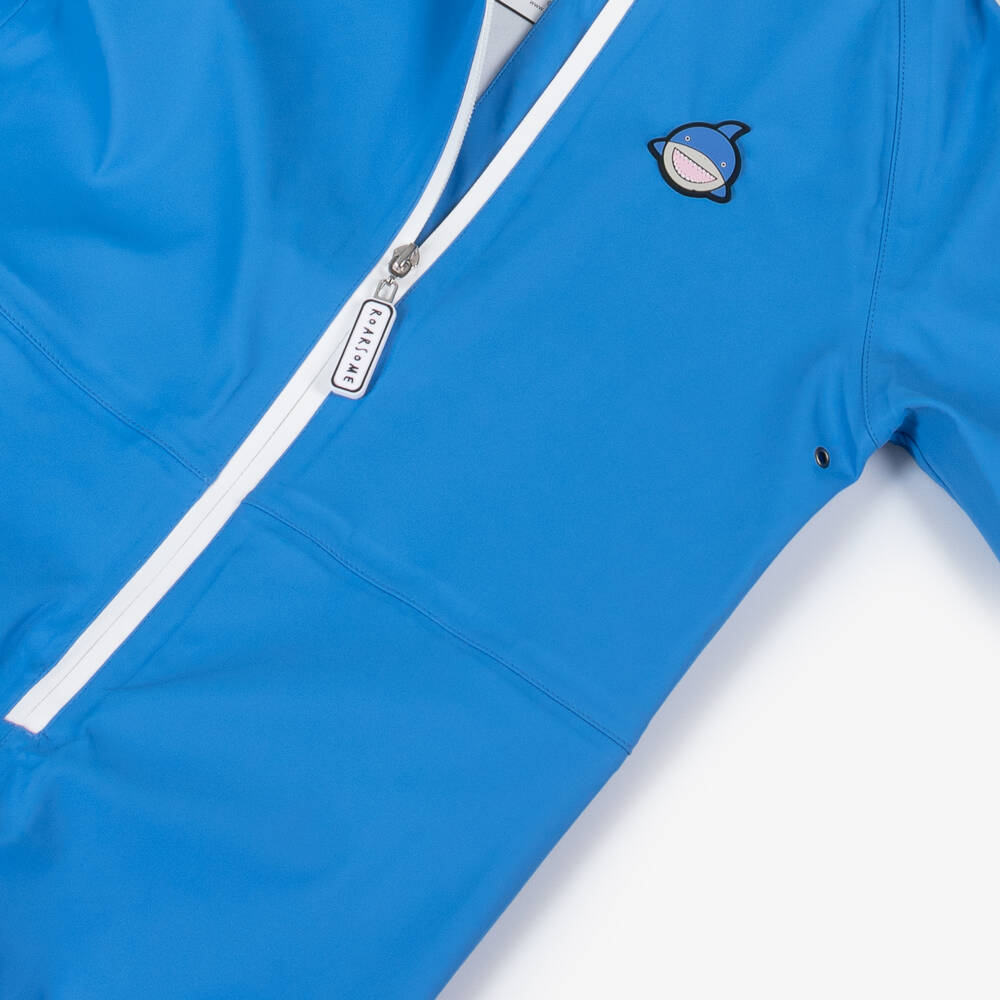 Roarsome-Boys Blue Shark Adventure Rainsuit | Childrensalon Outlet