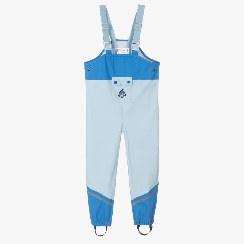 Roarsome-Boys Blue Shark Rain Trousers | Childrensalon Outlet