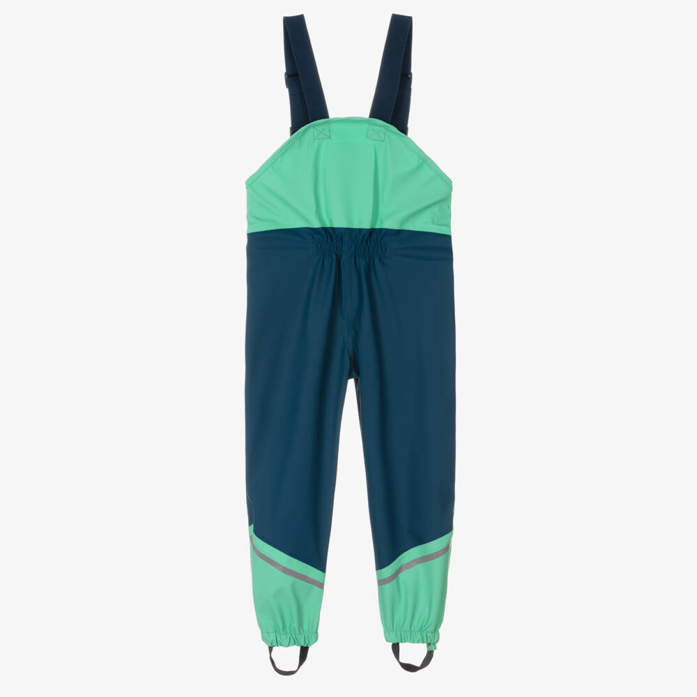 Roarsome-Boys Green Dinosaur Rain Trousers | Childrensalon Outlet