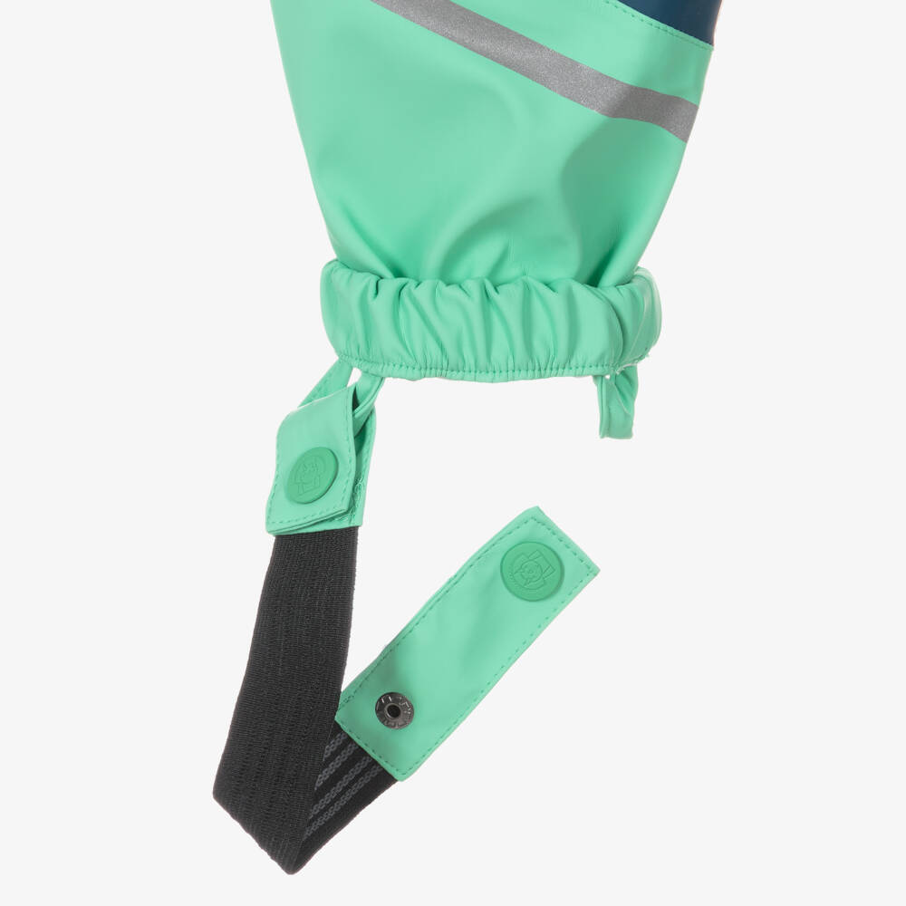 Roarsome-Boys Green Dinosaur Rain Trousers | Childrensalon Outlet