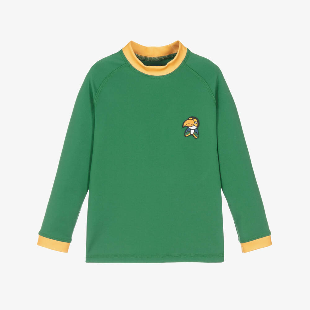 Roarsome-قميص سباحة أخضر للأولاد بطبعة طائر الطوقان | Childrensalon Outlet