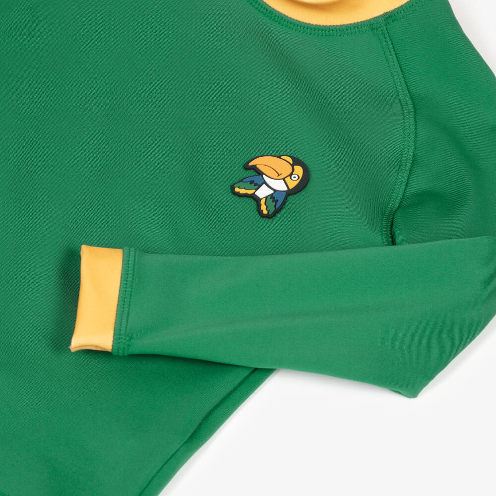 Roarsome-قميص سباحة أخضر للأولاد بطبعة طائر الطوقان | Childrensalon Outlet