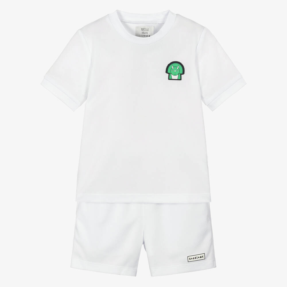 Roarsome-Boys Spike The Dinosaur Tennis Kit Shorts Set | Childrensalon Outlet