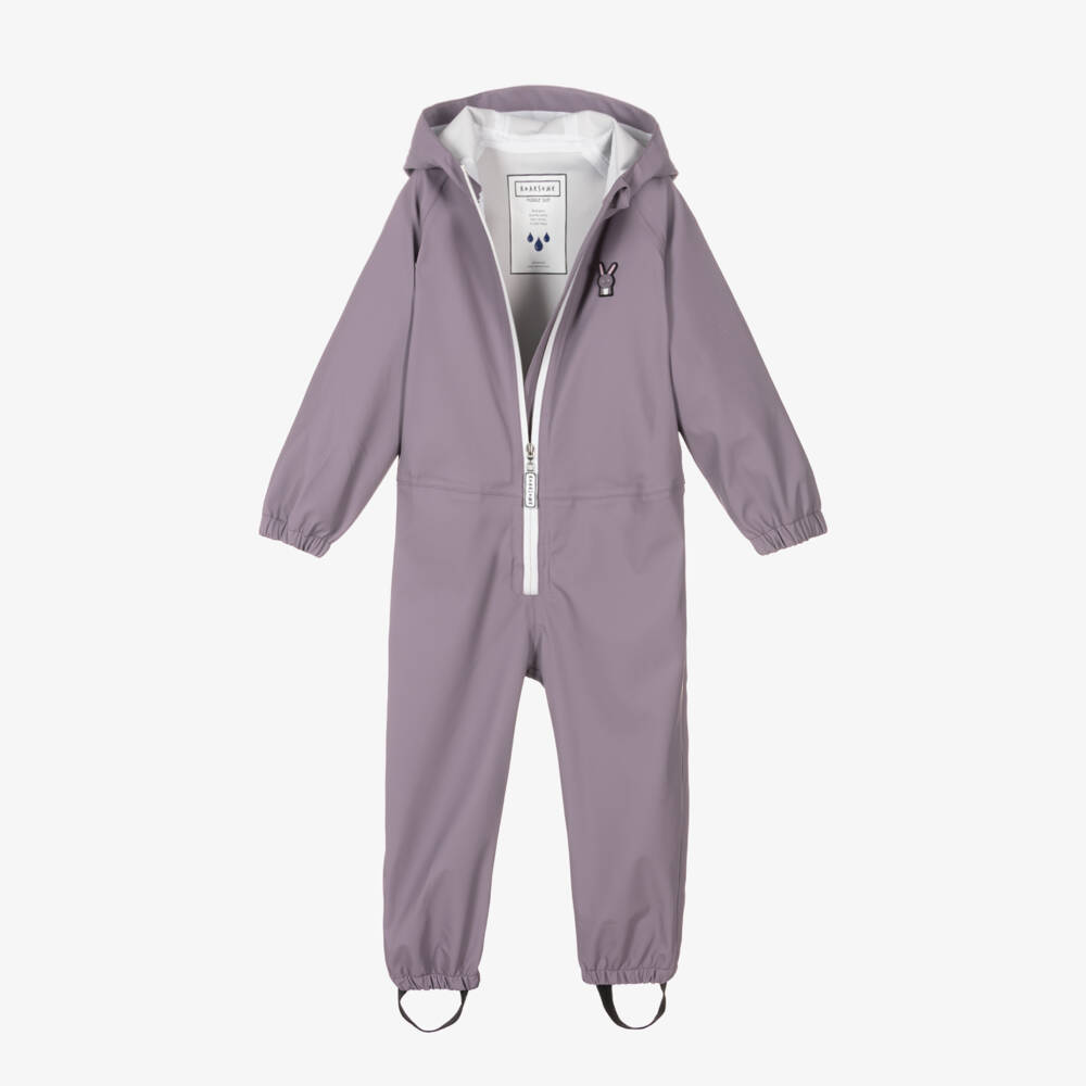 Roarsome-Girls Lavender Bunny Rain Jumpsuit | Childrensalon Outlet