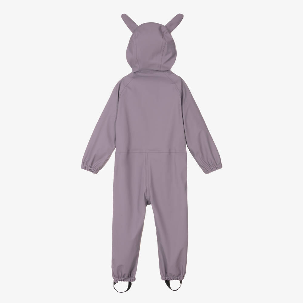 Roarsome-Girls Lavender Bunny Rain Jumpsuit | Childrensalon Outlet