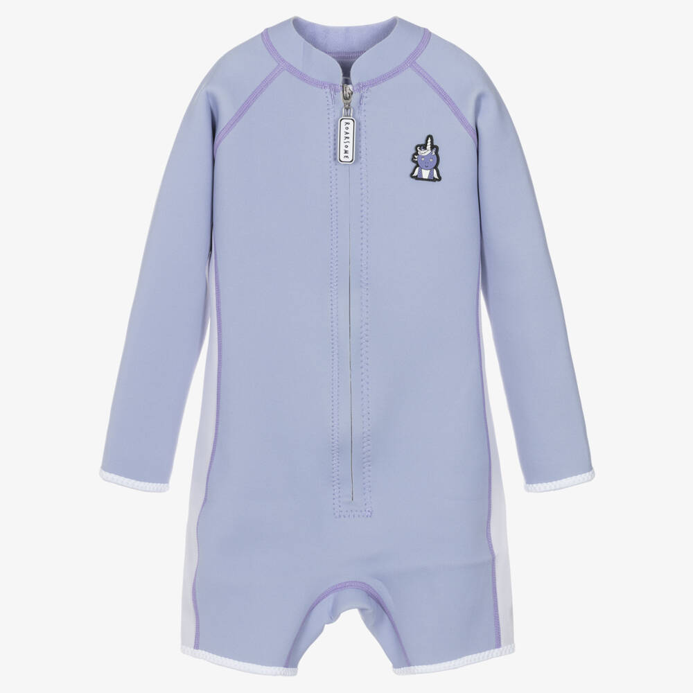 Roarsome-Girls Lilac Purple Sparkle The Unicorn Wetsuit | Childrensalon Outlet