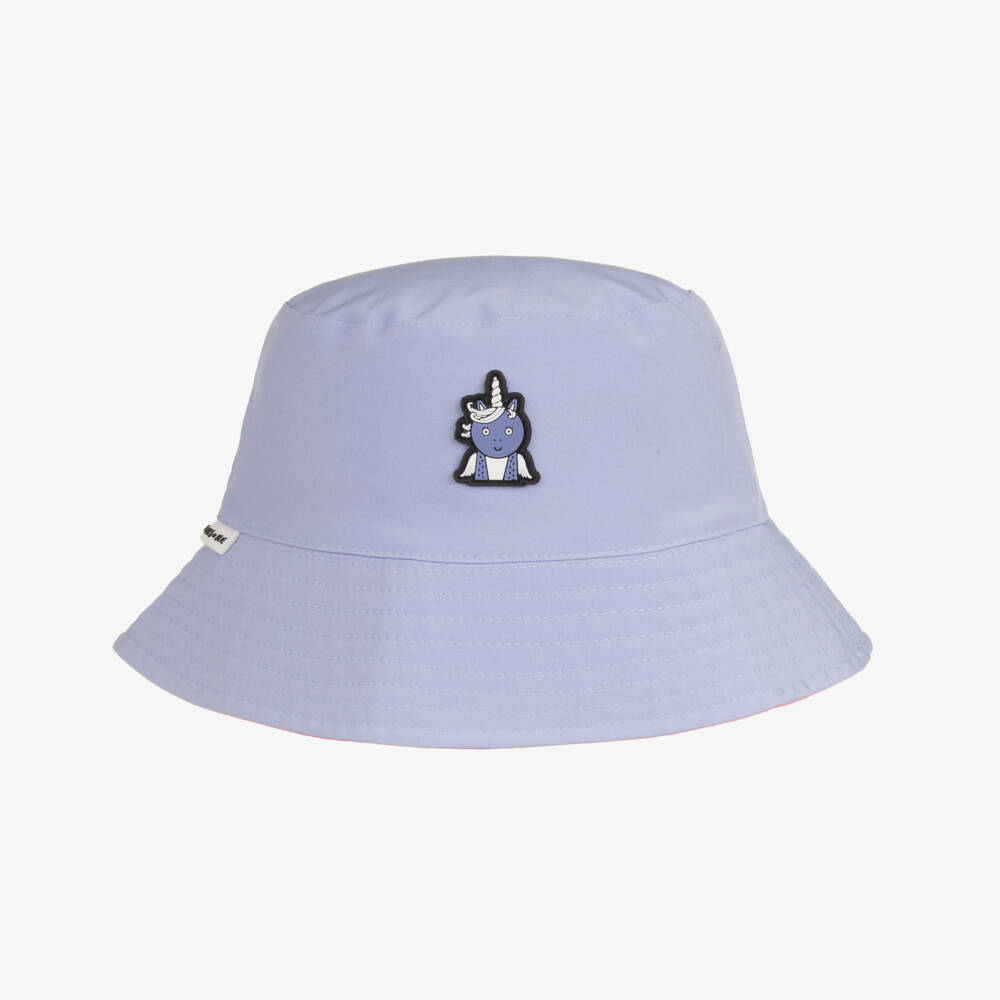 Roarsome-Girls Lilac Sparkle the Unicorn Reversible Bucket Hat | Childrensalon Outlet