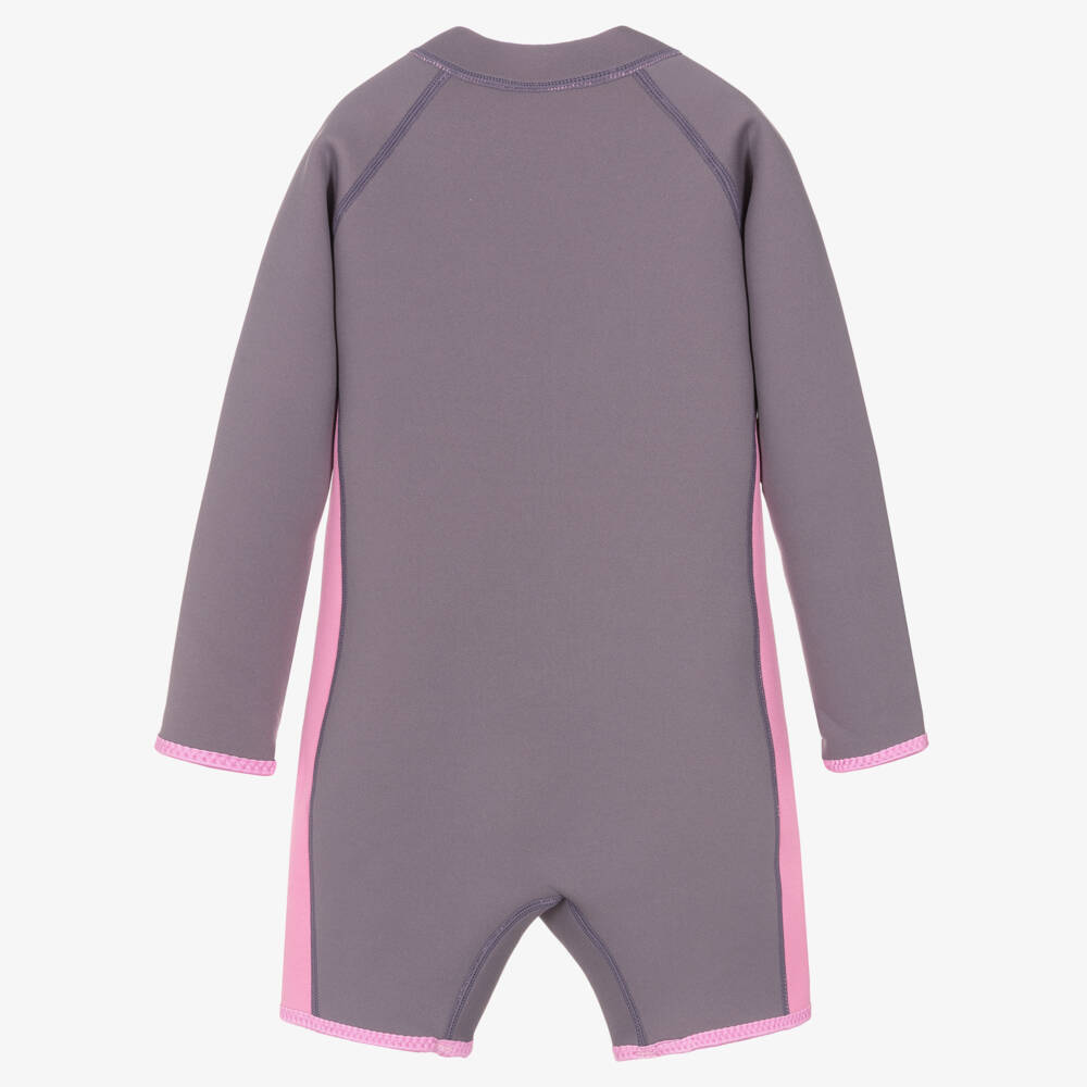 Roarsome-Girls Purple & Pink Hop The Bunny Short Wetsuit | Childrensalon Outlet
