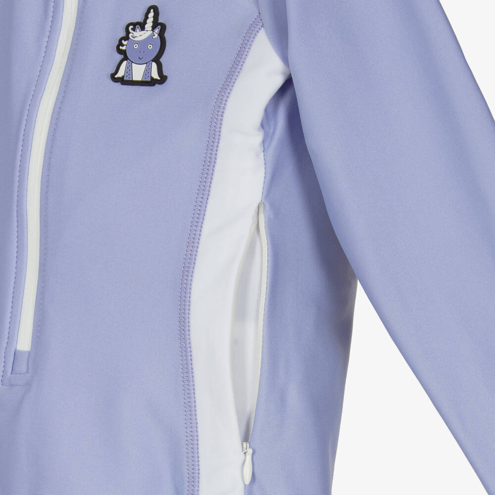 Roarsome-Girls Purple Sparkle The Unicorn Swimsuit (UPF50+) | Childrensalon Outlet