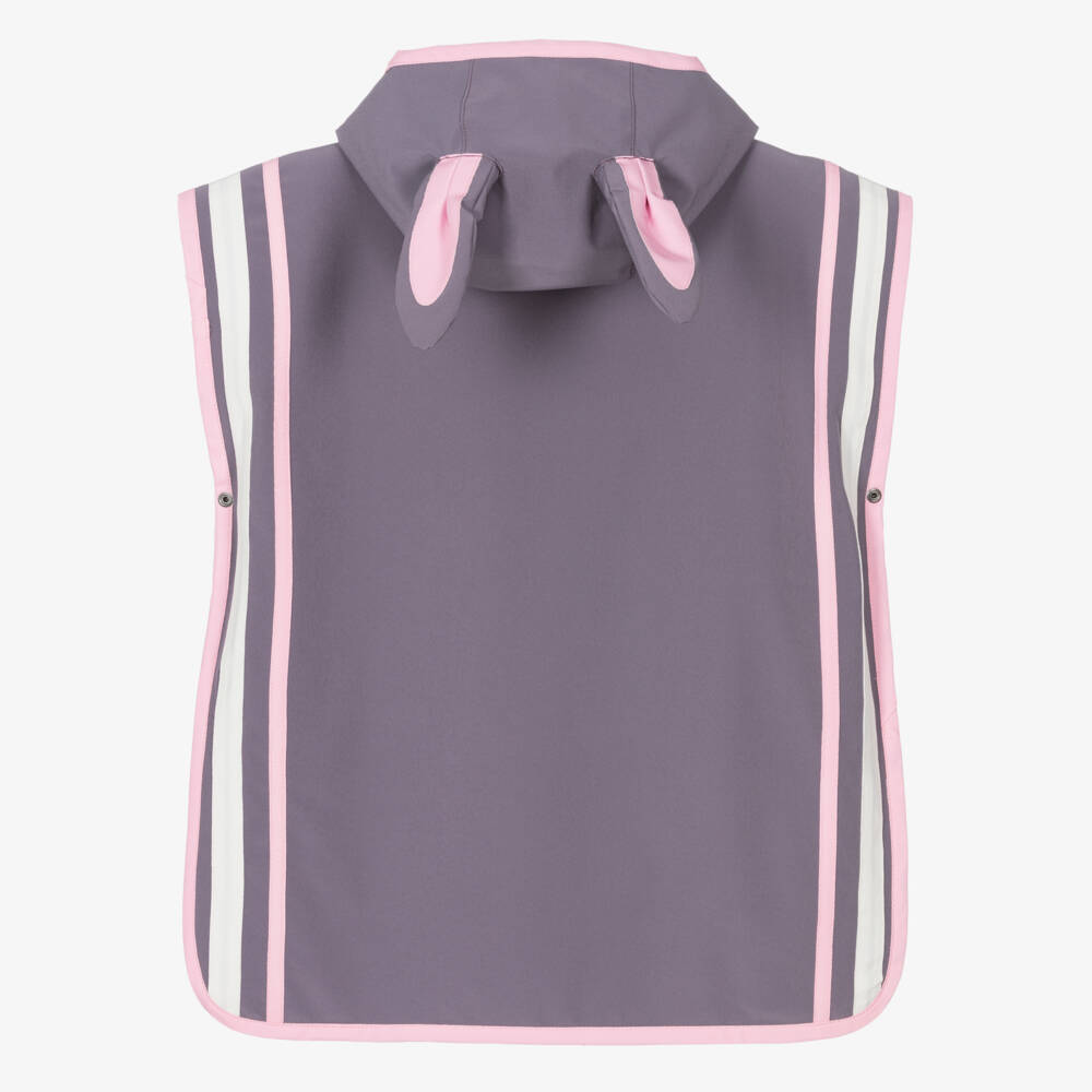 Roarsome-Grey Hop The Bunny Poncho Towel | Childrensalon Outlet