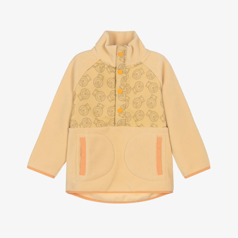 Roarsome-Orange Cub The Lion Fleece Top | Childrensalon Outlet