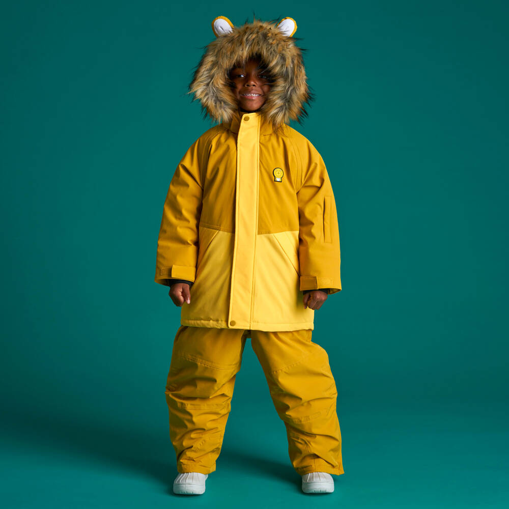 Roarsome-Yellow Cub The Lion Ski Jacket | Childrensalon Outlet