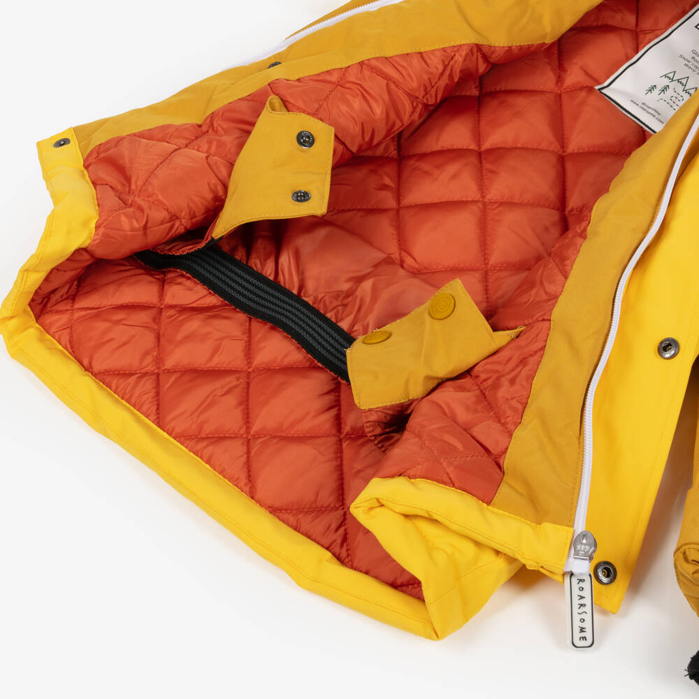 Roarsome-Yellow Cub The Lion Ski Jacket | Childrensalon Outlet