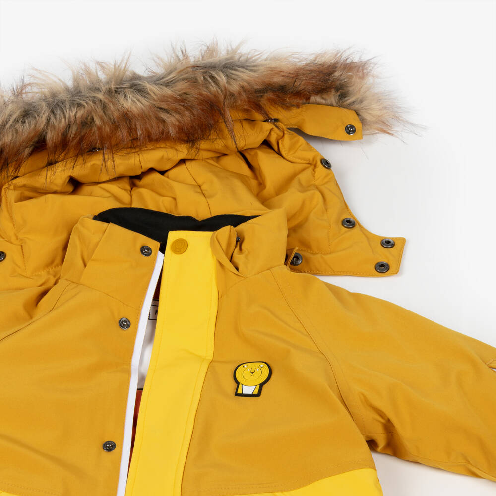 Roarsome-Yellow Cub The Lion Ski Jacket | Childrensalon Outlet
