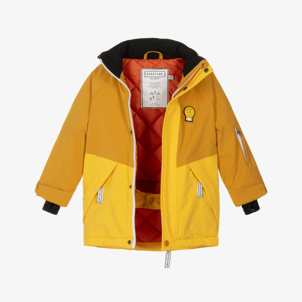 Roarsome-Yellow Cub The Lion Ski Jacket | Childrensalon Outlet