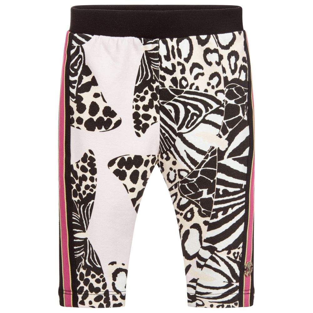 Roberto Cavalli - Baby Girls Cotton Leggings | Childrensalon