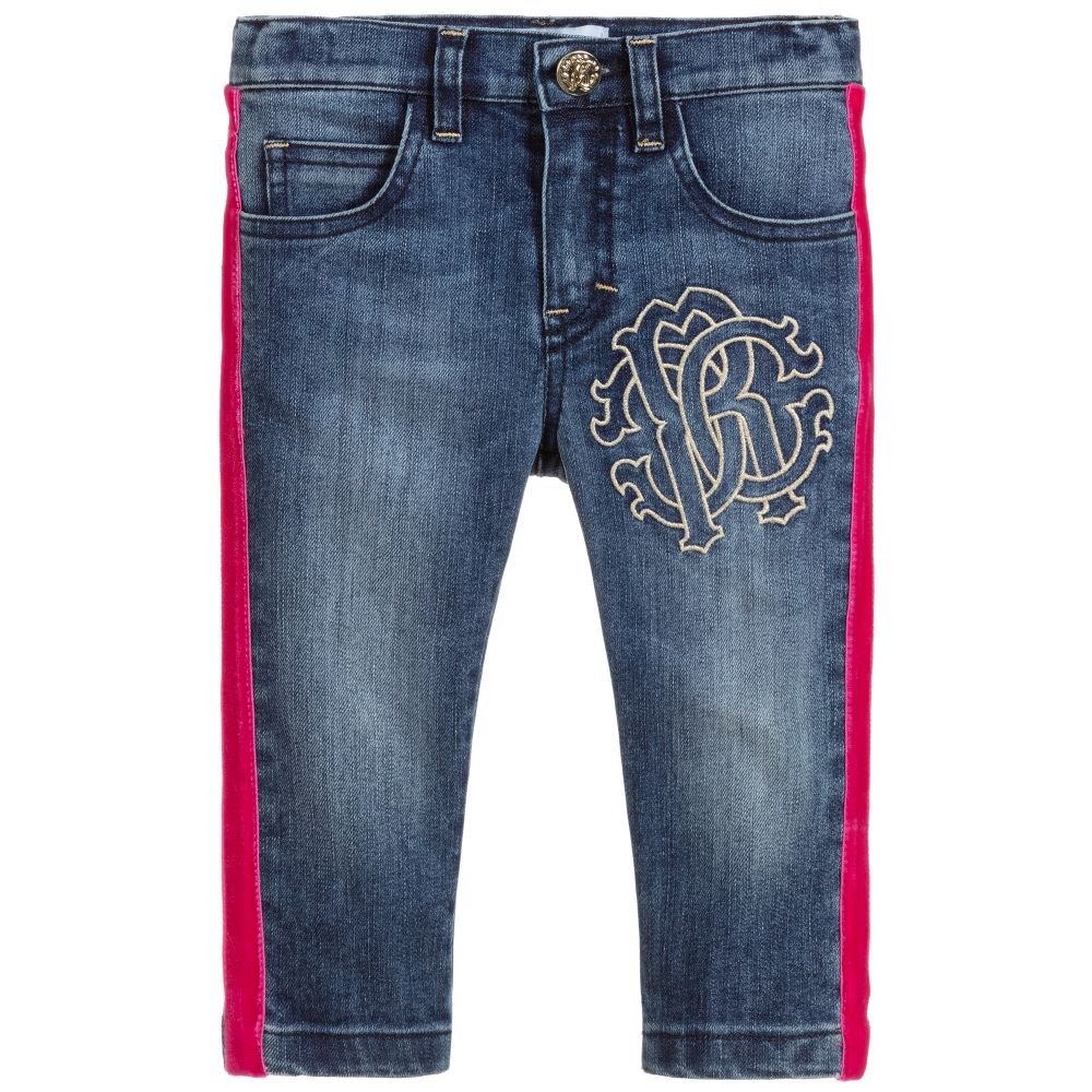 Roberto Cavalli - Baby Girls Denim Jeans | Childrensalon