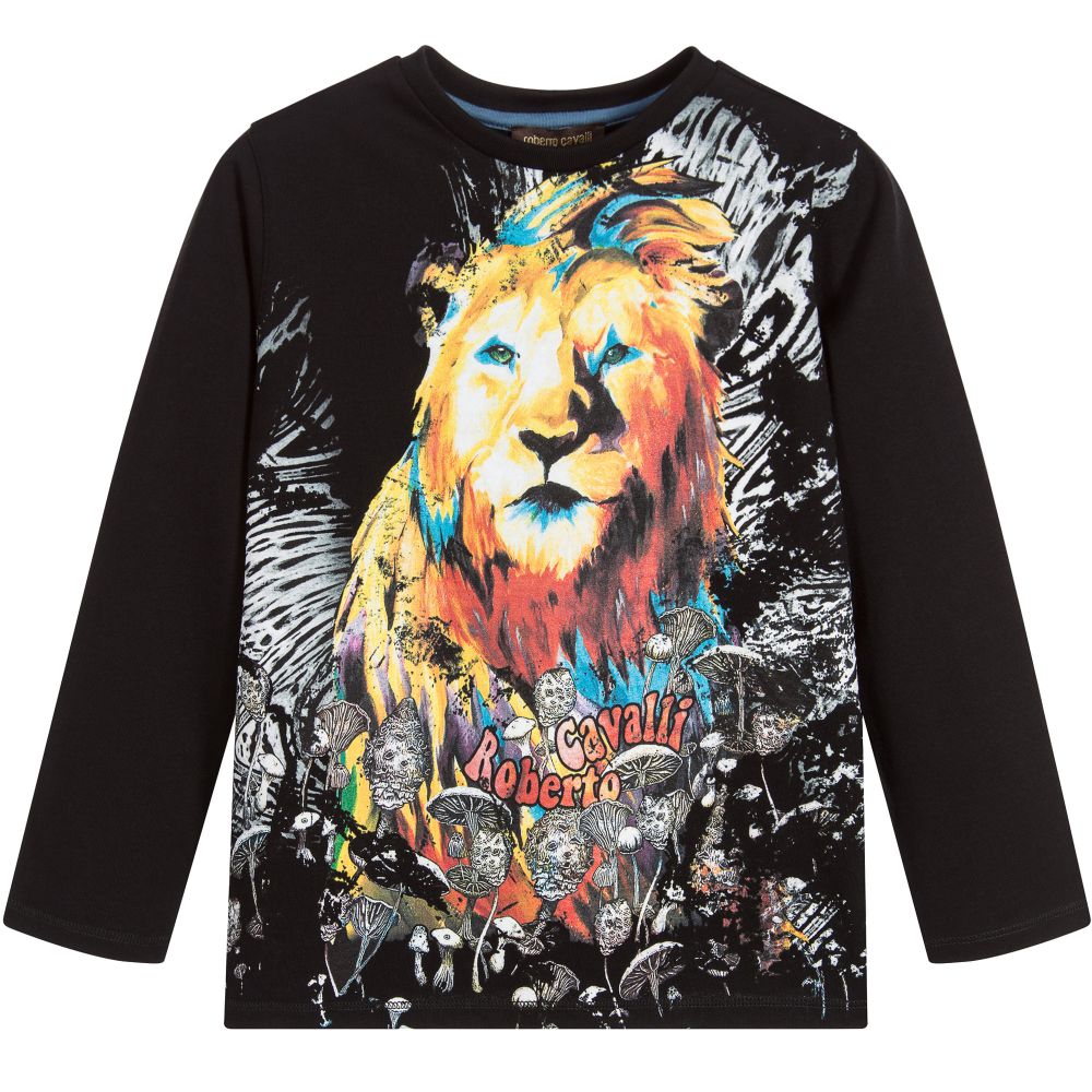 Boys lion t shirt top