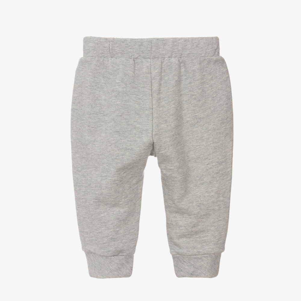 Roberto Cavalli-بنطلون قطني ناعم بلون الفحم للأولاد | Childrensalon Outlet