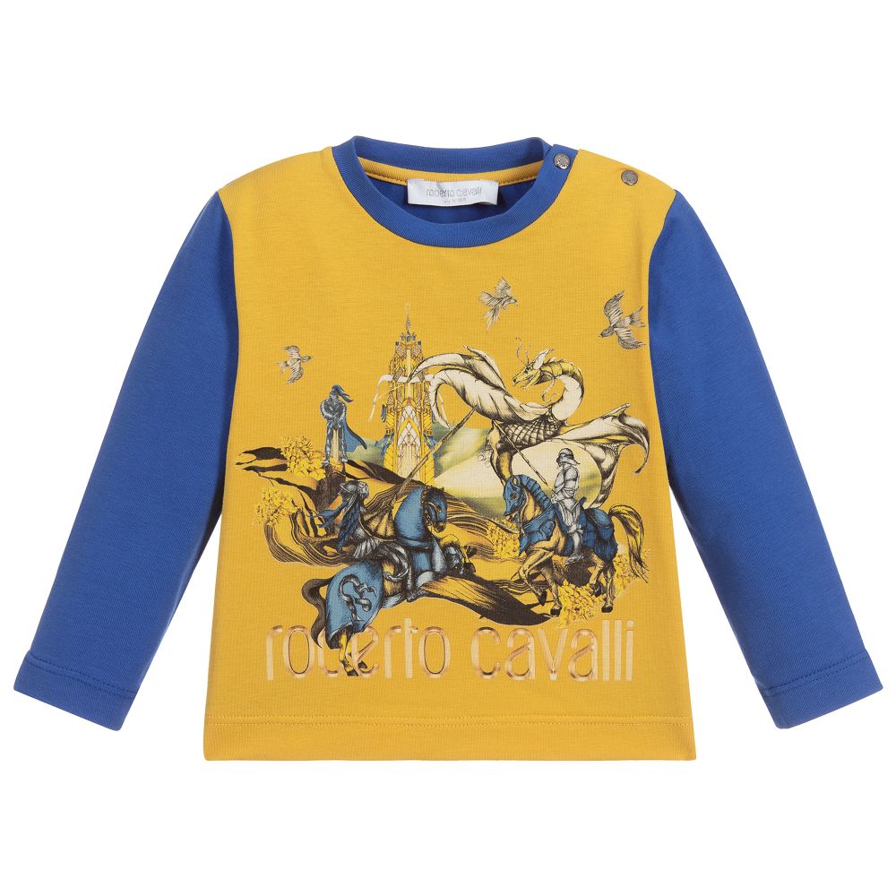 Roberto Cavalli-Boys Cotton Top | Childrensalon Outlet