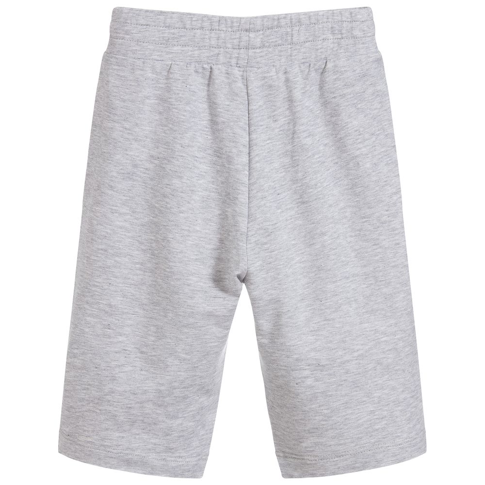 Grey cotton shorts on sale