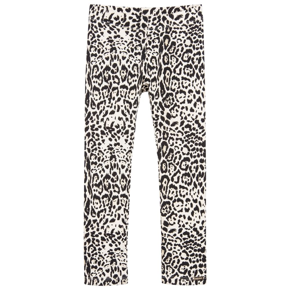 girls leopard leggings