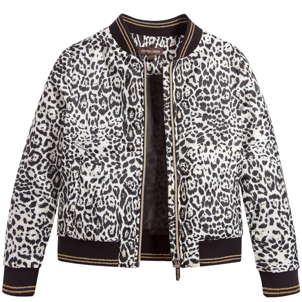 Girls leopard print jacket store