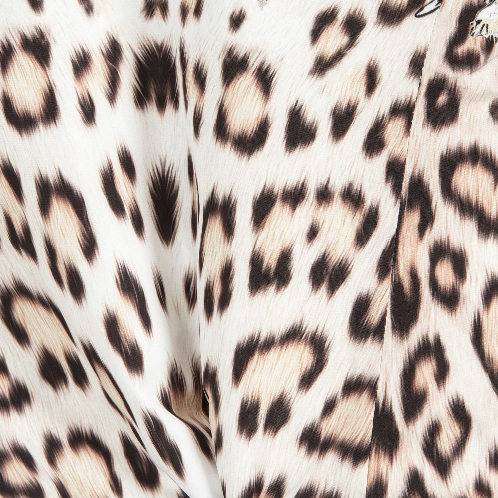 Girls leopard print jacket top