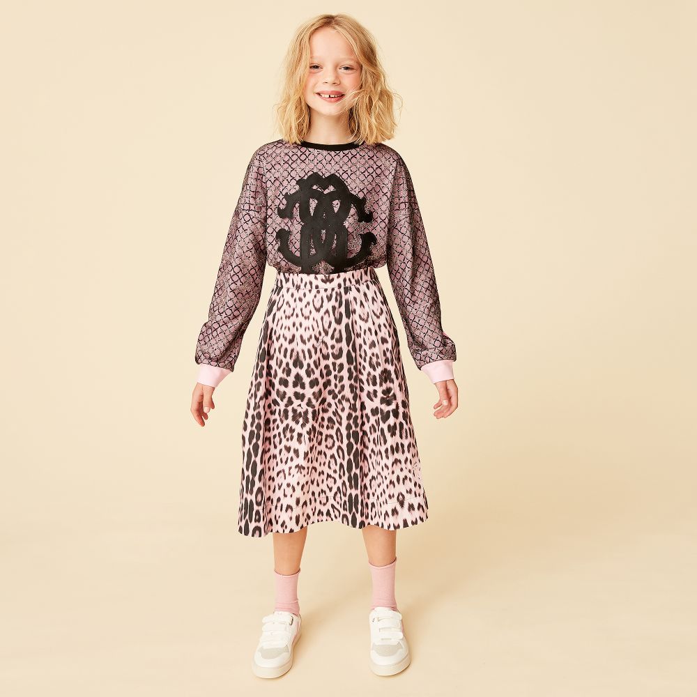 Leopard print skirt best sale child
