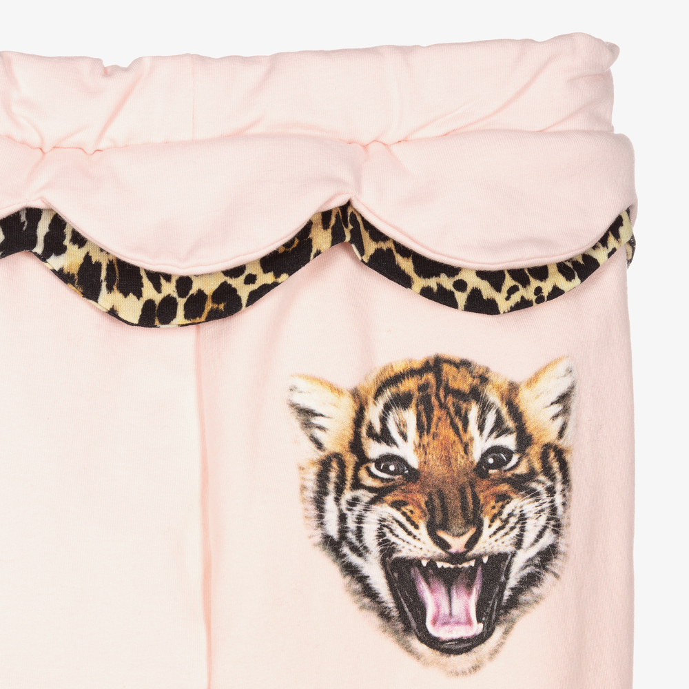 Roberto Cavalli-Розовые джоггеры для девочек | Childrensalon Outlet