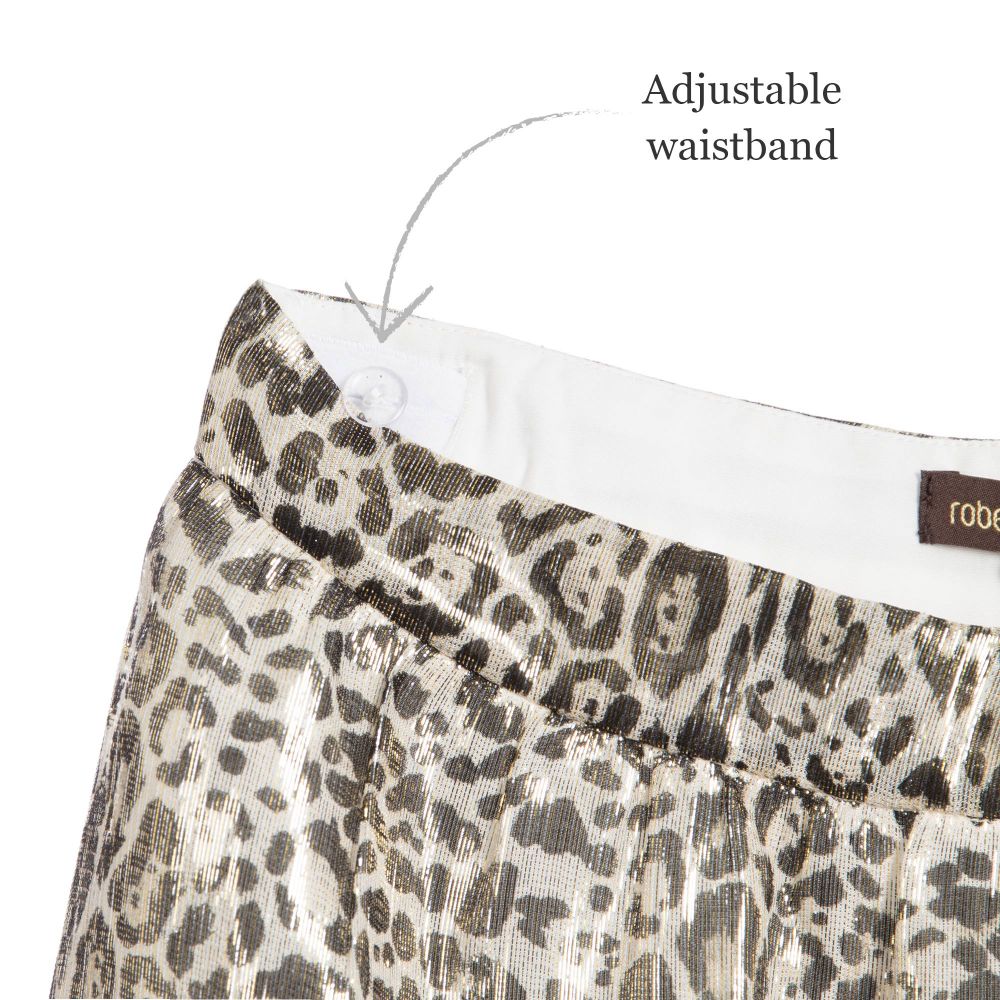 Roberto Cavalli-Girls Silk Leopard Skirt | Childrensalon Outlet