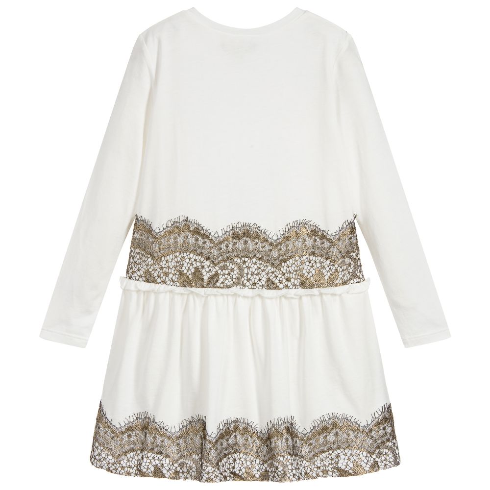 Casual ivory lace dress online