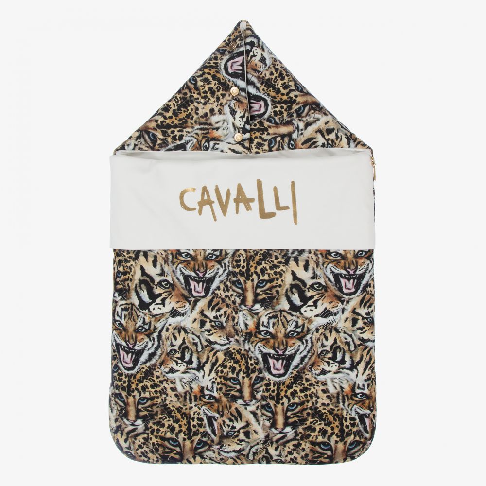 Roberto Cavalli - Nid d'ange en coton Félin (70 cm) | Childrensalon