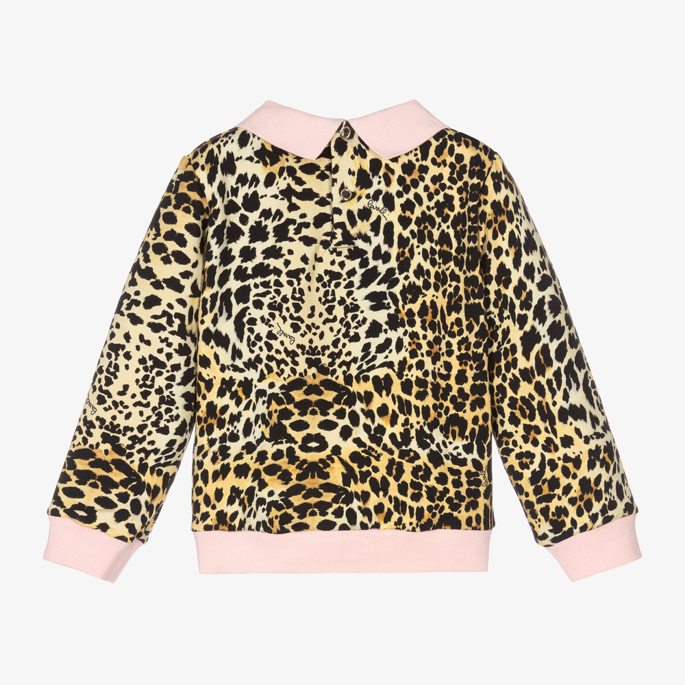 Roberto Cavalli-Leopard Cotton Sweatshirt | Childrensalon Outlet
